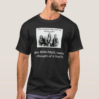 T-shirt Lição histórica para Ron Paul