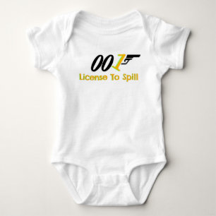 T-shirt Licença 001 derramar