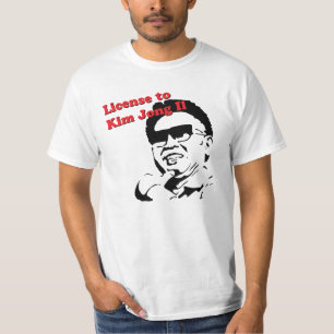 T-shirt Licença a Kim Jong-il