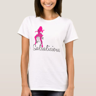 T-shirt licious da SALSA com uma menina de dança