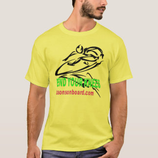 T-shirt "Lições novas a bordo" do logotipo original