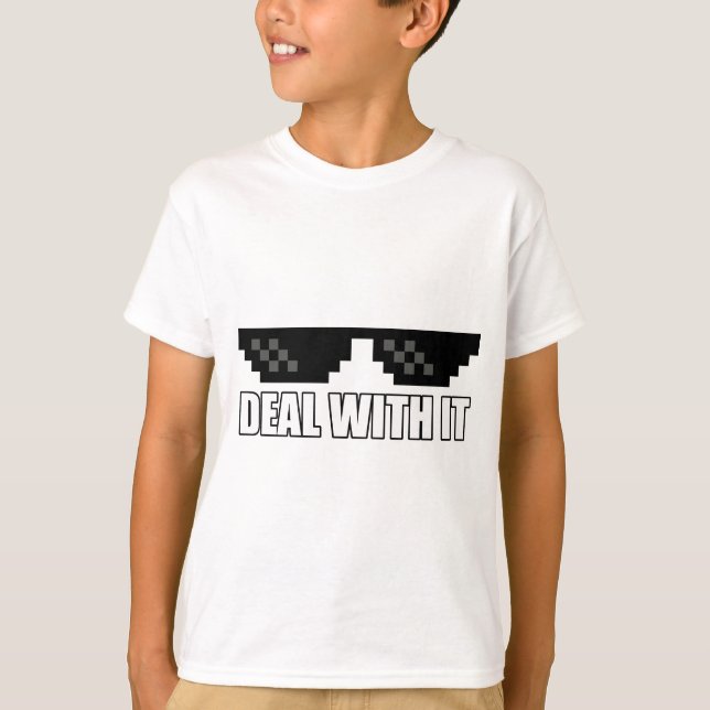 T-shirt Lidar com isso (Frente)