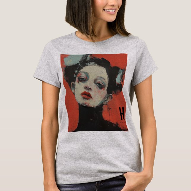 T-Shirt "LIFE IS ART", por HATARI SANA (Frente)