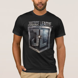T-shirt Liga da Justiça  Blindagem metálica JL
