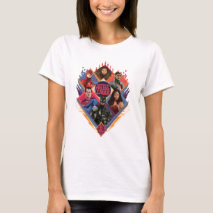 T-shirt Liga da Justiça  Crachá Diamond Hatch Group
