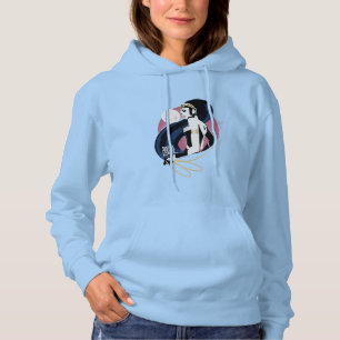 T-shirt Liga da Justiça  Pop de Arte para Perfil de Mulhe