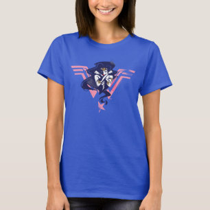 T-shirt Liga da Justiça  Pop de Mulher Maravilha e Símbo