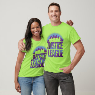 T-shirt Liga da Justiça  Silhuette da Liga da Justiça