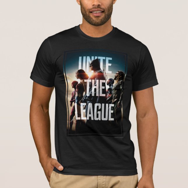 T-shirt Liga da Justiça | Unir A Liga (Frente)