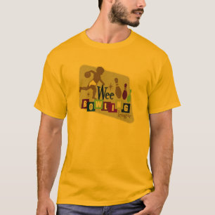 T-shirt Liga de boliche pequenina