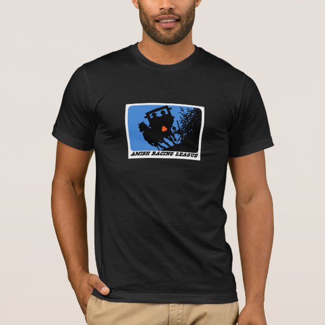 T-shirt Liga de competência de Amish (Frente)