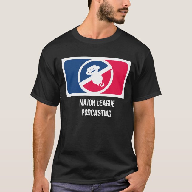 T-shirt Liga principal que Podcasting (Frente)