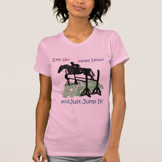 T-shirt Ligação em ponte equestre bonito do cavalo