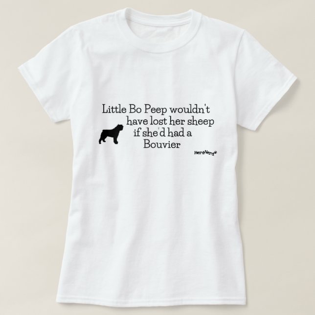 T-shirt Lil BO olha & Bouvier (Frente do Design)