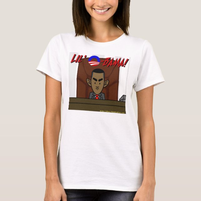 T-shirt Lil' Obama! camiseta! (Frente)