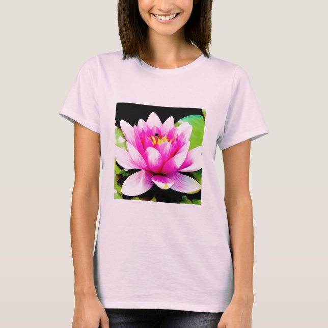 T-shirt Lily de água rosa (Frente)