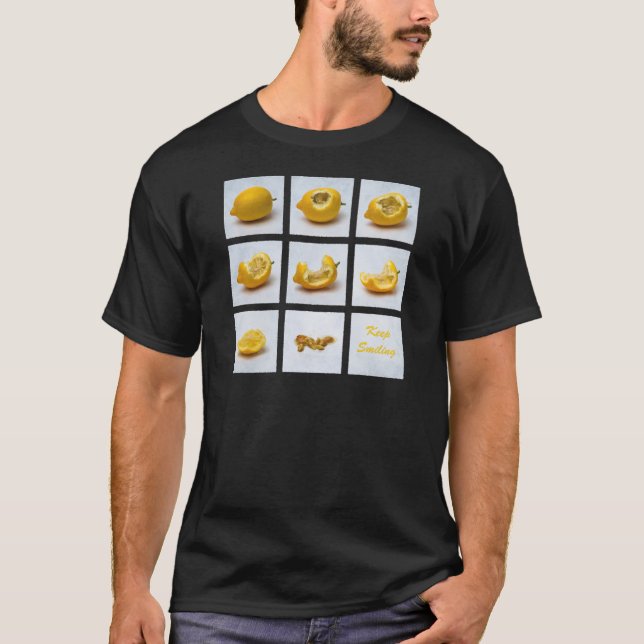 T-shirt Limão - Continue sorrindo (Frente)