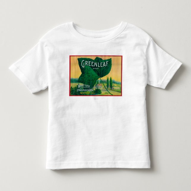 T-shirt Limão LabelWhittier de Greenleaf, CA (Frente)
