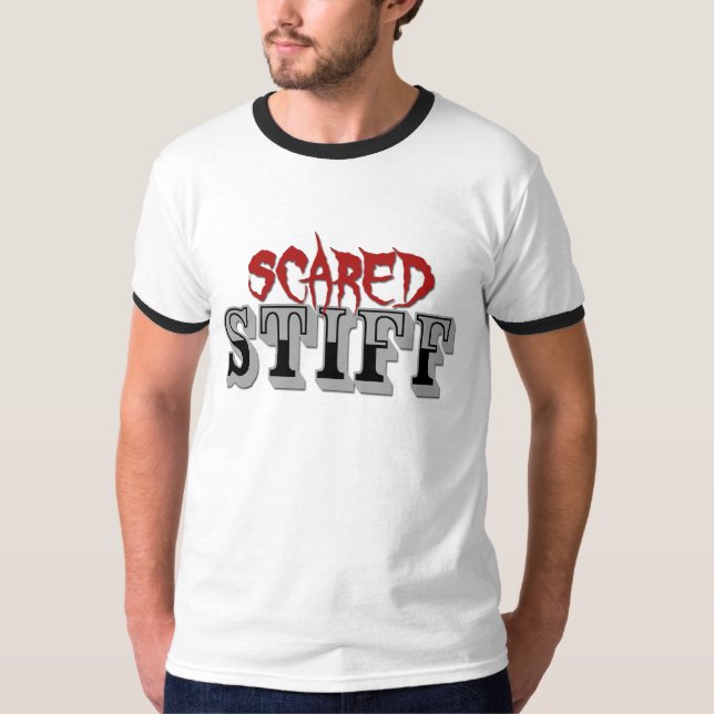 T-shirt limitado duro Scared (Frente)