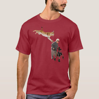 T-shirt Lince contra a mulher adulta