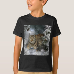 T-shirt Lince do inverno
