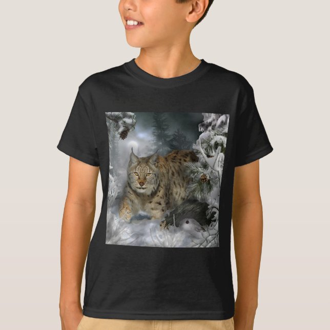 T-shirt Lince do inverno (Frente)