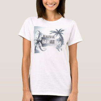 T-shirt Linda caixa de mulheres do Havaí