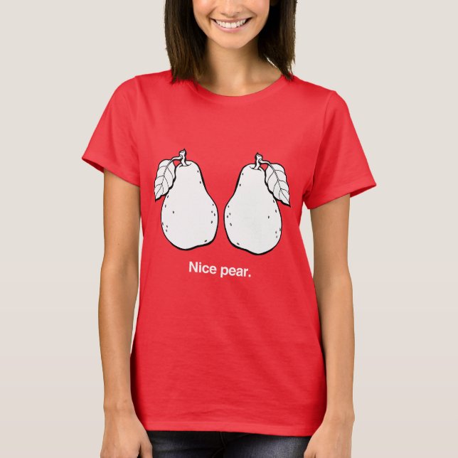 T-shirt LINDÍSSIMA PERA - BRANCA -.png (Frente)