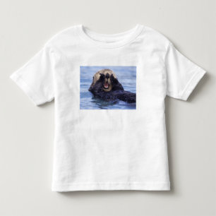 T-shirt Lindo Lontra Marinha   Alasca, EUA