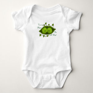 T-shirt Lindos Gêmeos Duas Ervilhas Em Uma Vagem