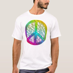 T-shirt Língua do Mundo da Paz