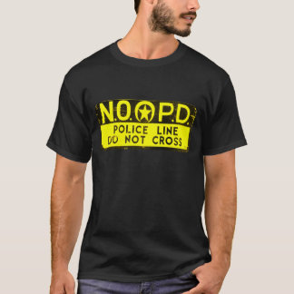 T-shirt Linha de polícia sinal de Nova Orleães NOPD -
