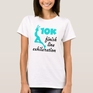 T-shirt Linha de Término Aqua de 10.000