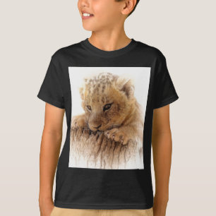 T-shirt Lion cub fecha olhos bonitos