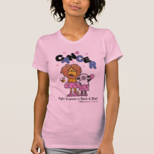 T-shirt Lion e Lamb Boxers - Faça Cancer preto e azul