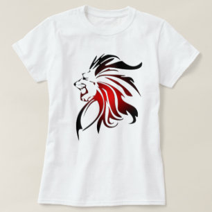 T-Shirt 🦁 Lion - Vintage Animal Print Tee