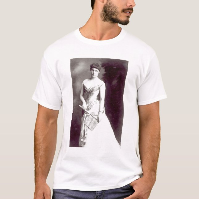 T-shirt Lírio Langtry (1853-1929) que executa no Haymark (Frente)