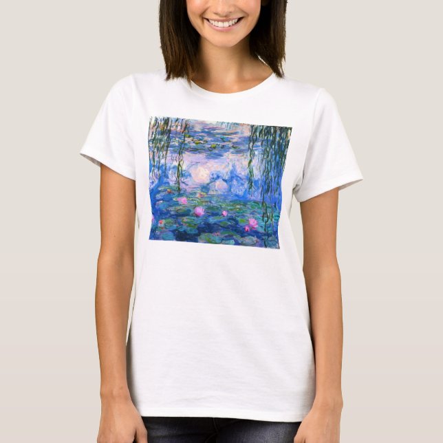 T-shirt Lírios de água de Monet (Frente)
