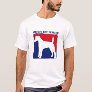 T-shirt liso do Fox Terrier da liga principal