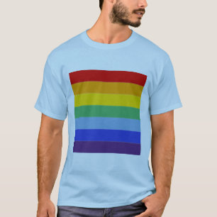 T-shirt Listra de Arco-Íris