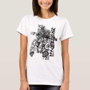 T-shirt Listras de Paisley