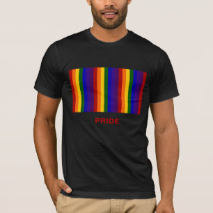 T-shirt Listras do arco-íris