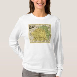 T-shirt LithuaniaPanoramic MapLithuania