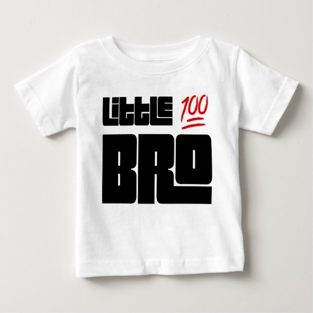 T-shirt 💯 Little Bro (Frente)