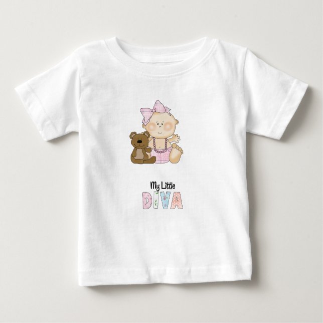 T-shirt Little Diva (Frente)