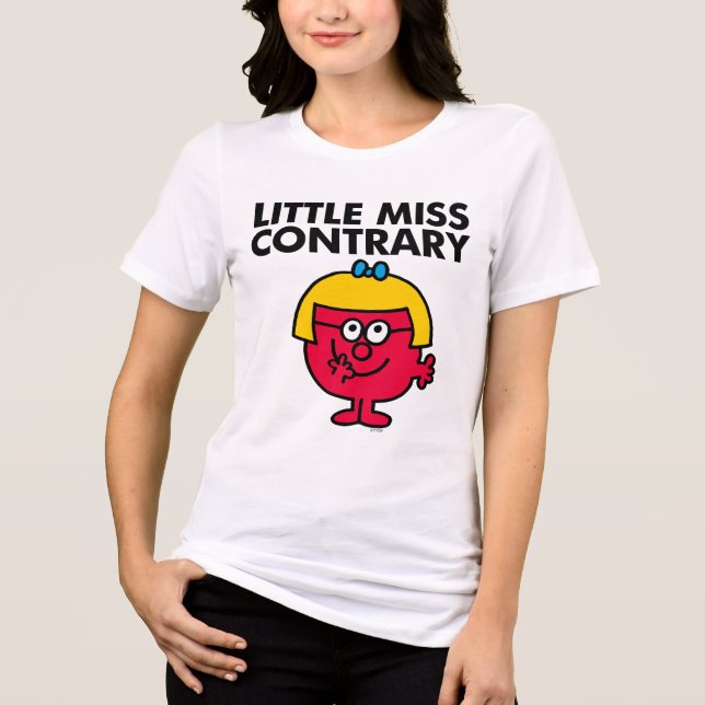 T-shirt Little Miss Contrary (Frente)