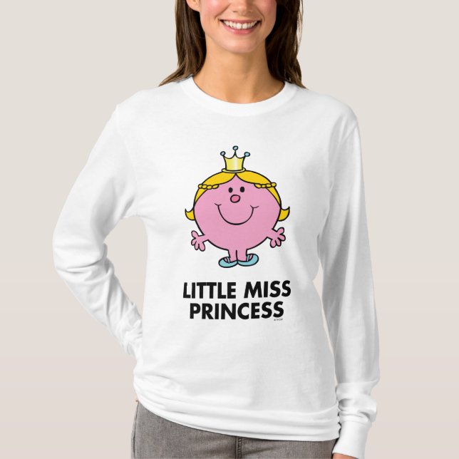 T-shirt Little Miss Princesa | Antecedentes (Frente)