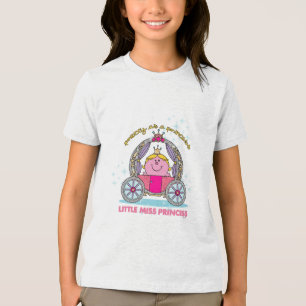 T-shirt Little Miss Princesa   Carruagem espumante
