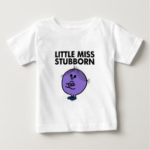 T-shirt Little Miss Stubborn Armas cruzadas