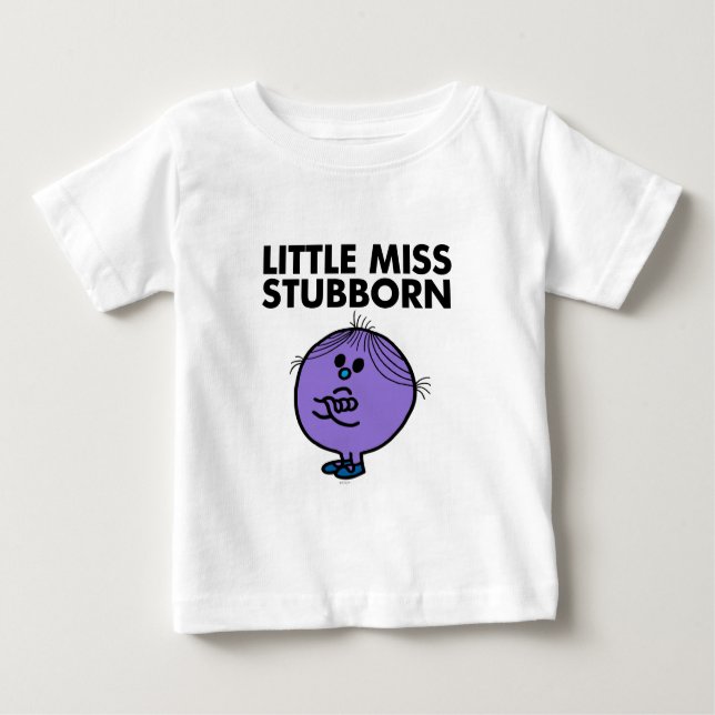T-shirt Little Miss Stubborn | Armas cruzadas (Frente)